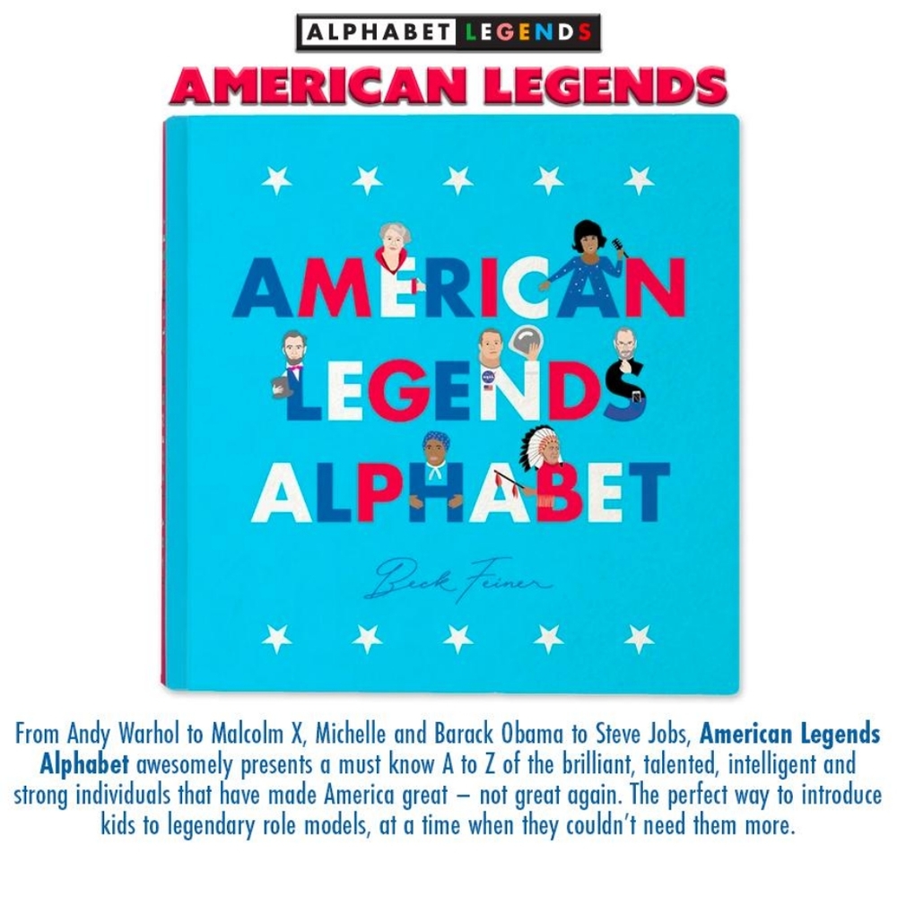AMERICAN LEGENDS ALPHABET BOOK NEW